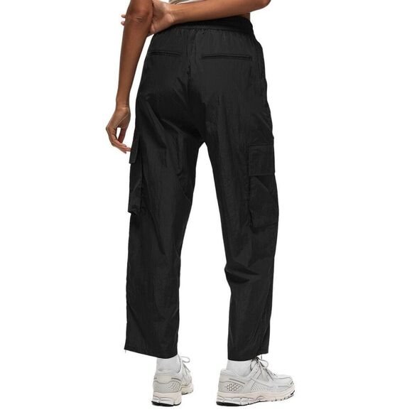 Baum und Pferdgarten Cargo Pants Women's Size 36 Black Elastic Waist Ankle Zip - Picture 2 of 10